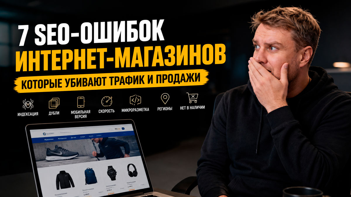 7 SEO-ошибок интернет-магазинов, которые убивают трафик и продажи